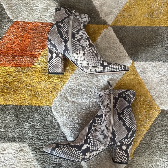 Steve Madden Suede Snake Booties - Picture 3 of 7